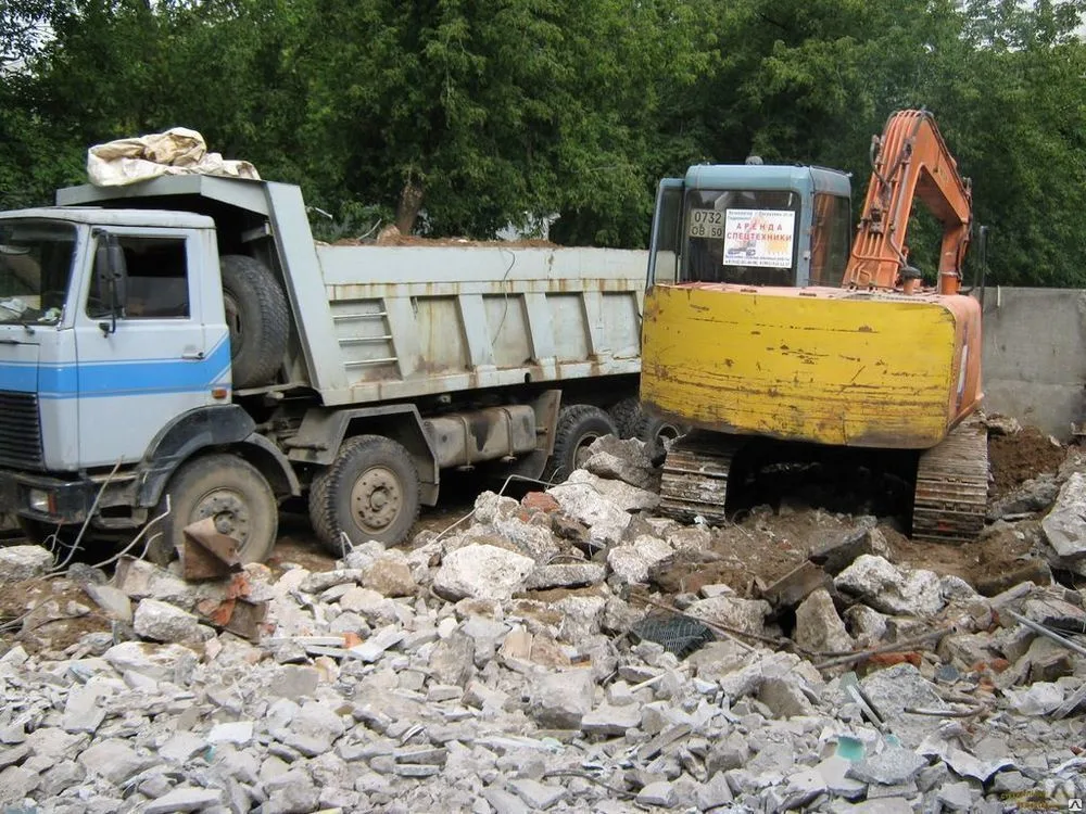 Вывоз бетонного боя и утилизация в Донецке в октябре