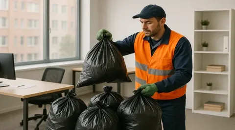Уборка и вывоз мусора после мероприятий в Донецке в октябре