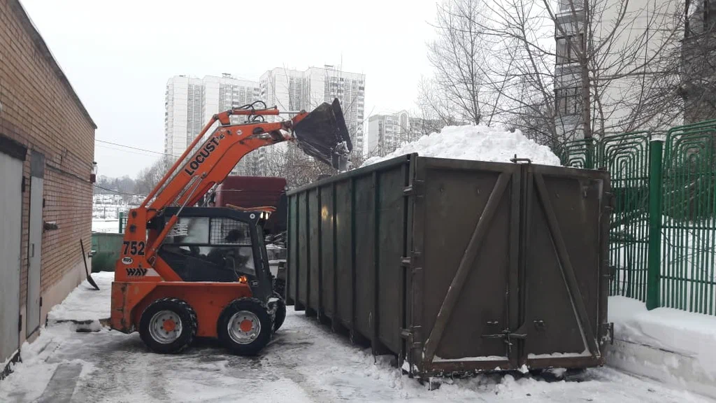 Вывоз снега контейнерами в Донецке — цена от 3503 руб., заказать контейнер для снега в ПроМусор